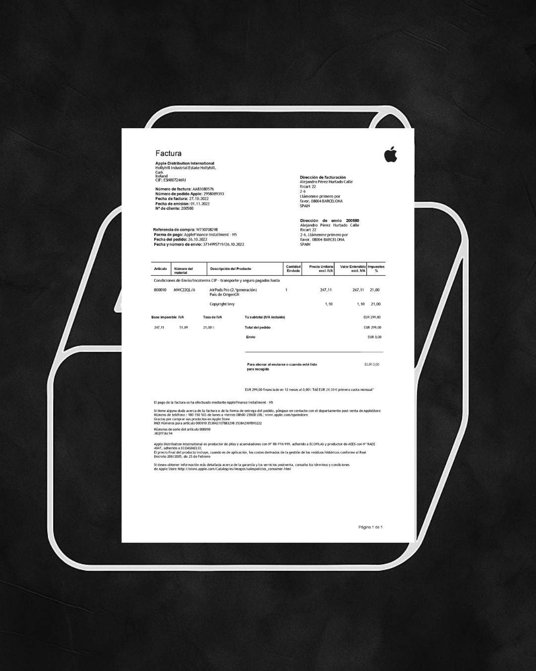 Facturas Editadas Y Editables +115